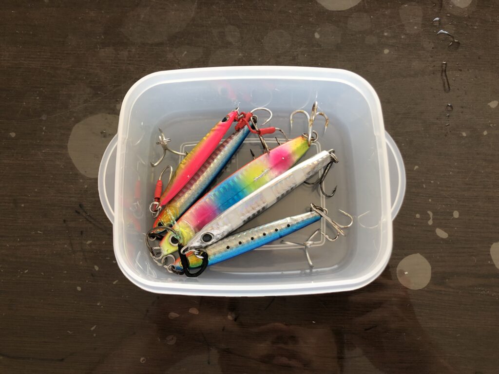容器にジグが入っている状態
